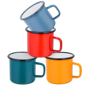 Enamel Camping Mug Coffee Cup For Outdoor Activity 