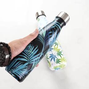 Portable outdoor car stainless steel water bottle