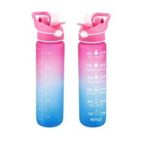 Safe and reusable custom plastic water bottle for fitness daily hydration